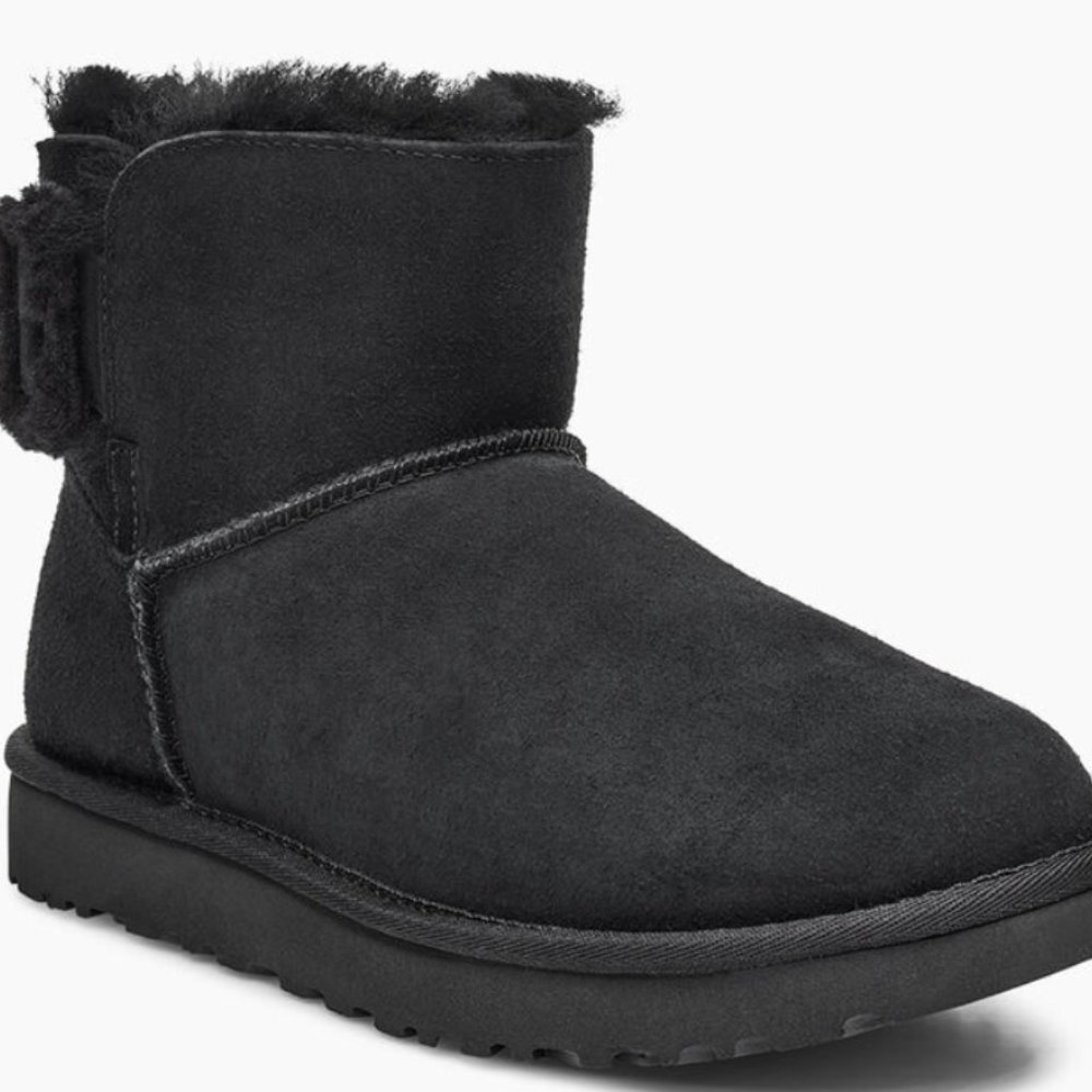 MINI BAILEY FLUFF BUCKLE BOOT, Size 7, NEW in box